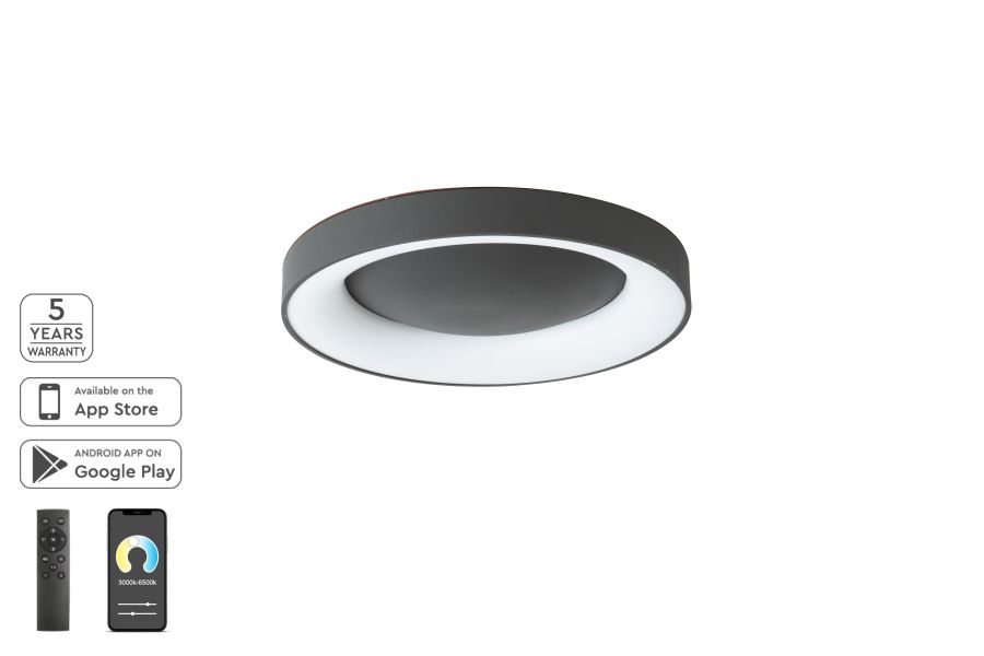 SE LED SMART 60 AMAYA CEILING BLACK HOMELIGHTING 77-8153