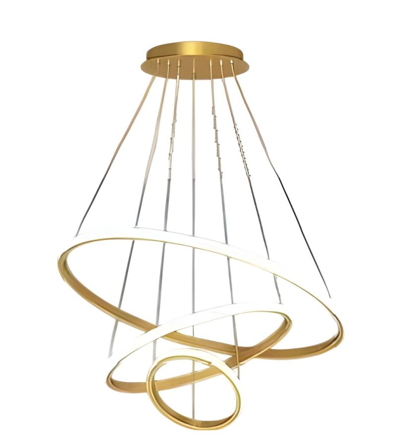 SE LED 60 DAMITA GOLD PENDANT 60x40x20cm 57W 3CCT WITH MEMORY IP20 2 YEARS WARRANTY A2 HOMELIGHTING 77-50604