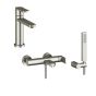 Orabella by Armando Vicario Set Glam brushed nickel Χαμηλή - Μπαταρία νιπτήρος και λουτρού 10149