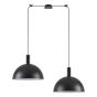 SE21-BL-4-BL2-MS40 ADEPT TUBE Black Metal Shade Pendant+ HOMELIGHTING 77-8500