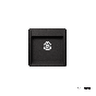 Νεροχύτης Κουζίνας Γρανίτη Manhattan 49x51 Schock Cristalite Nero Granite  30050-1401