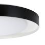 Πλαφονιέρα Οροφής Μαύρη D49xH7cm LED 3000-6500K 2600lm Ρυθμιζόμενη Εφαρμογή-Τηλεχειριστήριο Eglo Laurito 99783