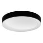 Πλαφονιέρα Οροφής Μαύρη D49xH7cm LED 3000-6500K 2600lm Ρυθμιζόμενη Εφαρμογή-Τηλεχειριστήριο Eglo Laurito 99783