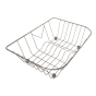 Καλάθι-Πιατοθήκη Νεροχύτη Ανοξείδωτο 40*31 εκ.για νεροχύτη 307,318,322,332 Sanitec No3 03-02-00029