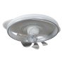 CFC 9502 WΗ ΑΝΕΜΙΣΤΗΡΑΣ ΟΒΑΛ+ ΚΥΚΛΟΣ ΟΡΟΦΗΣ ΜΕ LED ΦΩΤΙΣΜΟ CCT+ CONTROL ARlight 0334002
