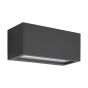 ΑΠΛΙΚΑ ΤΟΙΧΟΥ 1XΕ27 250X110X10 IP54 ΓΡΑΦΙΤΗ UP DOWN ARTE ILLUMINA AMIGO Eurolamp 145-20634