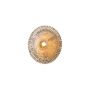 ΑΠΛΙΚΑ ΤΟΙΧΟΥ ΒΑΜΒΟΟ 1XE27 Max 15W Φ400X140mm ΚΑΦΕ-ΜΑΥΡΟ ARTE ILLUMINA CYCLONE Eurolamp 144-32015
