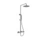 Orabella Marea Gun metal light - Στήλη ντουζ με στρόγγυλη κεφαλή Φ250 10425