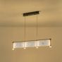 ΦΩΤΙΣΤΙΚΟ ΚΡΕΜΑΣΤΟ ΑΚΡΥΛΙΚΟ LED 40W 4320Lm 3000K 900X270X175mm Γαλλικό Χρυσό ARTE ILLUMINA RAVENA Eurolamp 144-15047