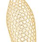 ΦΩΤΙΣΤΙΚΟ ΚΡΕΜΑΣΤΟ ΜΕΤΑΛΛΟ ΜΟΝΟΦΩΤΟ LED 7.6W 780Lm 3000K Φ200X1960mm ΧΡΥΣΟ ARTE ILLUMINA PERFORATO Eurolamp 144-15061