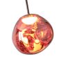 ΦΩΤΙΣΤΙΚΟ ΚΡΕΜΑΣΤΟ ΑΚΡΥΛΙΚΟ ΣΤΡΟΓΓΥΛΟ ΜΟΝΟΦΩΤΟ LED 6W 360Lm 3000K Φ300Χ1200mm ΡΟΖ-ΧΡΥΣΟ ARTE ILLUMINA PICADILLY Eurolamp 144-15115