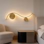 ΑΠΛΙΚΑ ΤΟΙΧΟΥ ΑΛΟΥΜΙΝΙΟ-ΣΙΛΙΚΟΝΗ LED 9W 1170Lm 3000K 595X30X235mm ΜΑΥΡΟ-ΜΠΡΟΝΖΕ ARTE ILLUMINA WELLE Eurolamp 144-18025