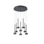 ΦΩΤΙΣΤΙΚΟ ΚΡΕΜΑΣΤΟ 55W 3300Lm 3000K Φ50XH180 ΜΑΥΡΟ ARTE ILLUMINA ISOLA Eurolamp 144-18155