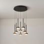 ΦΩΤΙΣΤΙΚΟ ΚΡΕΜΑΣΤΟ 55W 3300Lm 3000K Φ50XH180 ΜΑΥΡΟ ARTE ILLUMINA ISOLA Eurolamp 144-18155