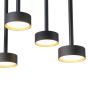 ΦΩΤΙΣΤΙΚΟ ΚΡΕΜΑΣΤΟ 55W 3300Lm 3000K Φ50XH180 ΜΑΥΡΟ ARTE ILLUMINA ISOLA Eurolamp 144-18155