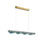 ΦΩΤΙΣΤΙΚΟ ΚΡΕΜΑΣΤΟ 20W 1200Lm 3000K L120X6XH150 ΧΡΥΣΟ ARTE ILLUMINA HAWAI Eurolamp 144-18161