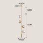 ΦΩΤΙΣΤΙΚΟ ΚΡΕΜΑΣΤΟ ΤΕΤΡΑΦΩΤΟ 4XE27 Max 4x10W Φ450X2800mm ΧΡΥΣΟ ARTE ILLUMINA PUFF Eurolamp 144-20001