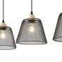 ΦΩΤΙΣΤΙΚΟ ΚΡΕΜΑΣΤΟ ΜΕΤΑΛΛΟ 3ΦΩΤΟ 3XE27 MAX15W 760X200X1260mm ΜΑΥΡΟ ARTE ILLUMINA NET Eurolamp 144-46030