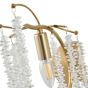 ΑΠΛΙΚΑ ΤΟΙΧΟΥ ΜΕΤΑΛΛΟ-ΓΥΑΛΙ E14 MAX 8W 165X245X303mm ΧΡΥΣΟ ΔΙΑΦΑΝΕΣ ARTE ILLUMINA DYNASTY Eurolamp 144-47003