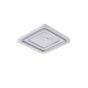 ΠΛΑΦΟΝΙΕΡΑ ΜΕΤΑΛΛΟ-ΠΛΑΣΤΙΚΟ LED 60W 4680Lm 3CCT(3000-4000-6000K) Φ490X50mm ΛΕΥΚΟ ARTE ILLUMINA MOTIVO Eurolamp 144-51036