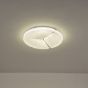 ΠΛΑΦΟΝΙΕΡΑ ΜΕΤΑΛΛΟ-ΠΛΑΣΤΙΚΟ LED 60W 5700Lm 3CCT (3000-4000-6500K) Φ480X75mm ΛΕΥΚΟ ARTE ILLUMINA TRIANO Eurolamp 144-51038