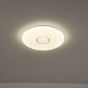 ΠΛΑΦΟΝΙΕΡΑ ΜΕΤΑΛΛΟ-ΠΛΑΣΤΙΚΟ LED 60W 5580Lm 3CCT(3000-4000-6500K) Φ480X75mm ΛΕΥΚΟ ARTE ILLUMINA TRIANO Eurolamp 144-51039
