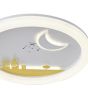 ΠΛΑΦΟΝΙΕΡΑ ΜΕΤΑΛΛΟ-ΠΛΑΣΤΙΚΟ LED 60W 5940Lm 3CCT (3000-4000-6500K) Φ480X65mm ΛΕΥΚΟ-ΚΙΤΡΙΝΟ ARTE ILLUMINA ALEGRE Eurolamp 144-51040