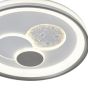 ΠΛΑΦΟΝΙΕΡΑ ΜΕΤΑΛΛΟ-ΠΛΑΣΤΙΚΟ LED 60W 4020Lm (3000&4000K) Φ510X75mm ΛΕΥΚΟ ARTE ILLUMINA ALEGRE Eurolamp 144-51042