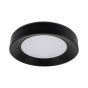 ΠΛΑΦΟΝΙΕΡΑ ΜΕΤΑΛΛΟ-ΑΚΡΥΛΙΚΟ LED 40W 3042Lm 3000K Φ500X100mm ΜΑΥΡΟ ARTE ILLUMINA UPON Eurolamp 144-51044