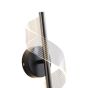 ΑΠΛΙΚΑ TOIXOY ΑΚΡΥΛΙΚΟ LED 8W 720Lm 3000K 300X130mm ΜΑΥΡO ARTE ILLUMINA SILK Eurolamp 144-58008