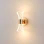 ΑΠΛΙΚΑ TOIXOY ΑΚΡΥΛΙΚΟ LED 8W 720Lm 3000K 105X225mm DOTS ΓΑΛΛΙΚΟ ΧΡΥΣΟ ARTE ILLUMINA TELA Eurolamp 144-58013