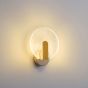 ΑΠΛΙΚΑ TOIXOY ΑΚΡΥΛΙΚΟ LED 8W 720Lm 3000K 195X230XD60mm ΧΡΥΣO ARTE ILLUMINA VOLET Eurolamp 144-58014