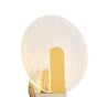ΑΠΛΙΚΑ TOIXOY ΑΚΡΥΛΙΚΟ LED 8W 720Lm 3000K 195X230XD60mm ΧΡΥΣO ARTE ILLUMINA VOLET Eurolamp 144-58014