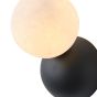 ΑΠΛΙΚΑ TOIXOY ΜΕΤΑΛΛΟ-ΠΛΑΣΤΙΚΟ 1xG9 Max 7W 100X170X120mm MΑΥΡΟ ARTE ILLUMINA TERPSI Eurolamp 144-58028