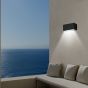 ΑΠΛΙΚΑ ΤΟΙΧΟΥ 1XΕ27 250X110X110mm IP54 ΜΑΥΡΗ UP DOWN ARTE ILLUMINA AMIGO Eurolamp 145-20633