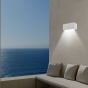 ΑΠΛΙΚΑ ΤΟΙΧΟΥ 1XΕ27 250X110X10 IP54 ΛΕΥΚΗ UP DOWN ARTE ILLUMINA AMIGO Eurolamp 145-20638