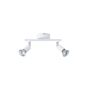 ΣΠΟΤ ΚΙΝΗΤΟ ΜΕΤΑΛΛΟ 2ΦΩΤΟ 2XGU10 Max 7W 220X80X125mm ΛΕΥΚΟ ARTE ILLUMINA VORRAS Eurolamp 145-25240