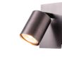 ΣΠΟΤ ΑΛΟΥΜΙΝΙΟ 1XGU10 Max 7W 120X120mm ΓΚΡΙ ARTE ILLUMINA LUXY Eurolamp 145-25265
