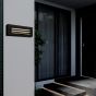 ΦΩΤΙΣΤΙΚΟ ΤΟΙΧΟΥ ΜΕ ΓΡΙΛΙΕΣ LED 6W 255X42X90 3CCT IP65 ΜΑΥΡΟ ARTE ILLUMINA SENARIO Eurolamp 145-52109