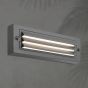 ΦΩΤΙΣΤΙΚΟ ΤΟΙΧΟΥ ΜΕ ΓΡΙΛΙΕΣ LED 6W 255X42X90 3CCT IP65 ΓΡΑΦΙΤΗΣ ARTE ILLUMINA SENARIO Eurolamp 145-52111
