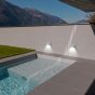 ΦΩΤΙΣΤΙΚΟ ΤΟΙΧΟΥ LED 6W 135X135X55 3CCT IP65 ΓΚΡΙ ARTE ILLUMINA SENARIO Eurolamp 145-52126