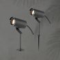 ΣΠOT ΚΗΠΟΥ ΜΕΤΑΛΛΙΚΟ ΓΡΑΦΙΤΗΣ GU10 MAX 20W IP65 240X140X75mm ARTE ILLUMINA Eurolamp 145-82038