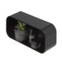 Tiger 2-Store Επιτοίχιο Ράφι 25 cm Black 1500010746  1500010746
