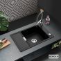 Νεροχύτης Κουζίνας Γρανίτη Mono 78x51 Schock Cristadur Puro Granite 15180-1402