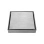 Square Brushed nickel - Σιφώνι δαπέδου 15217