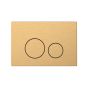 S line - Πλακέτα για εντοιχ. καζανάκι Brushed gold 15323
