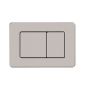 D line - Πλακέτα για εντοιχ. καζανάκι Brushed nickel 15327