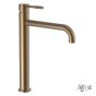 Μπαταρία Νιπτήρα Υψηλή με Βαλβίδα Clic-Clac Τech La Torre Antique Brass 12507-221