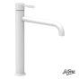 Μπαταρία Νιπτήρα Υψηλή με Βαλβίδα Clic-Clac Τech La Torre White Matt 12507-300