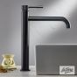 Μπαταρία Νιπτήρα Υψηλή με Βαλβίδα Clic-Clac Τech La Torre Black Matt 12507-400